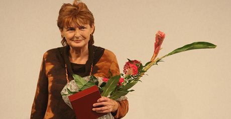 Zakladatelka Fondu ohroených dtí Marie Vodiková pi oslav 15. výroí
