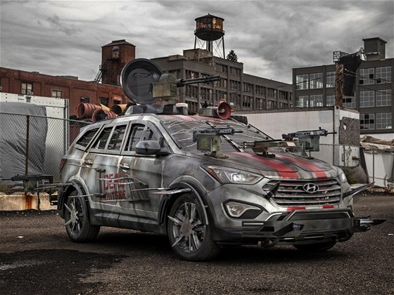 Hyundai Santa Fe Sport Zombie Survival Machine