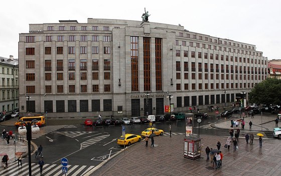 Budova eské národní banky v Praze