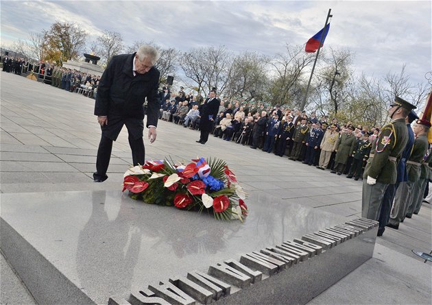 Pietní akt k 95. výroí vzniku samostatného eskoslovenského státu se konal 28.