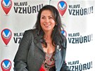 Jana Boboíková ve volebním tábu Hlavu vzhru! (26. íjna 2013)