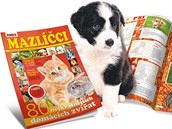 Sběratelské album MAZLÍČCI se sérií prvních 12 samolepek (příloha MF DNES ve...