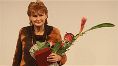 Zakladatelka Fondu ohrožených dětí Marie Vodičková při oslavě 15. výročí Zakladatelka Fondu ohrožených dětí Marie Vodičková při oslavě 15. výročí