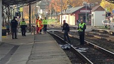 Vlak usmrtil ve vlakové stanici v ernoicích sedmnáctiletého chlapce.