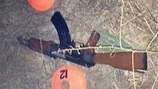 Plastová replika pušky AK-47, kvůli které zastřelili kalifornští policisté... Plastová replika pušky AK-47, kvůli které zastřelili kalifornští policisté...