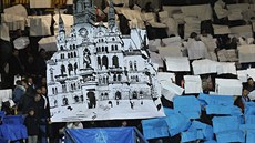 Liberečtí fanoušci vytvořili v zápase se Sevillou dobrou atmosféru, některé... Liberečtí fanoušci vytvořili v zápase se Sevillou dobrou atmosféru, některé...