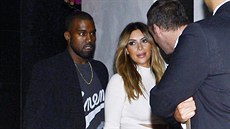 Kanye West a Kim Kardashianová (24. íjna 2013)