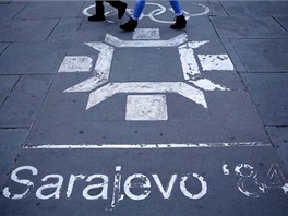 Vzpomínka na olympijské Sarajevo 1984 v ulicích bosenské metropole 