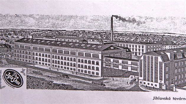 Ruina arelu z roku 1893 zmizela kvli City Parku. Svho asu tovrna vyrbla 4 tisce pr bot denn.