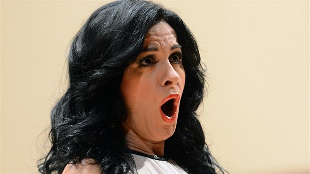 Rumunsk sopranistka Angela Gheorghiu vystoupila 30. jna v Praze.