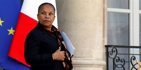 Francouzská ministryn spravedlnosti Christiane Taubira-Delannonová