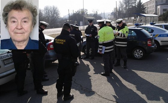 Policie nala ztracenou seniorku, po které pátrala od páteního odpoledne