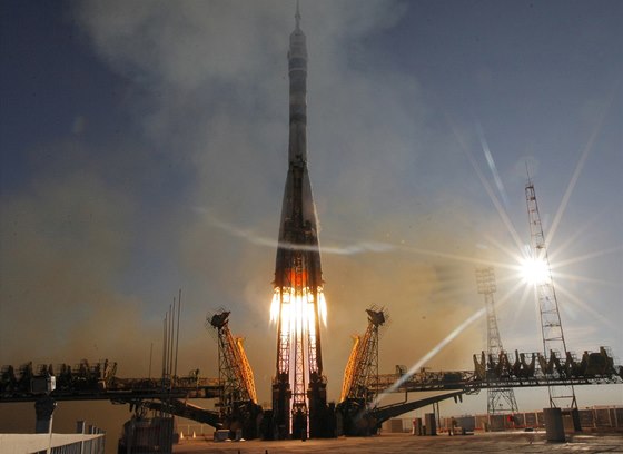 Ilustraní snímek: Kosmická lo Sojuz TMA-11M