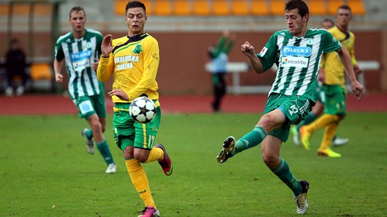 RYCHLE PISTOUPIT A ODEBRAT. Stoper stíkovských Bohemians Jakub ídlo...