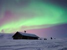 Polární záe nad Skarvassbu, Tromso