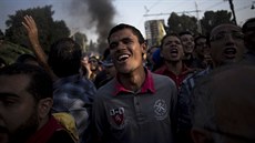 Stoupenci egyptského prezidenta Mursího demonstrují v Káhie (3. listopadu 2013)