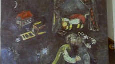 Dosud neznámá malba od francouzského malíe Marca Chagalla.