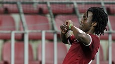 DRUHÝ GÓL. Zimbabwský obránce Nhamoinesu Costa dal u svj druhý gól v dresu...