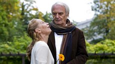 Didier Flamand a Kati Outinenová ve filmu Klauni