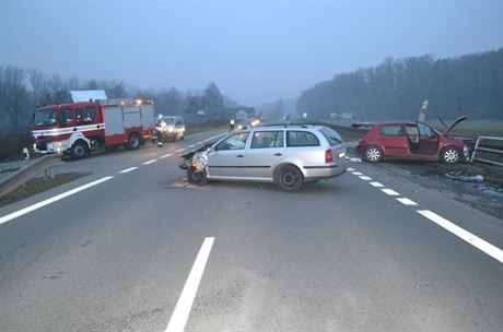 Vánou nehodu u Zaové jedna z idiek nepeila.