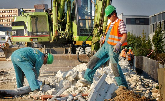 Stavební sektor se zaíná zvedat. Ilustraní foto