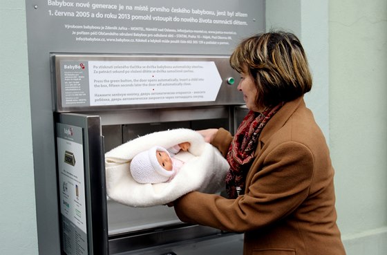 Nový moderní babybox v praském Hloubtín.