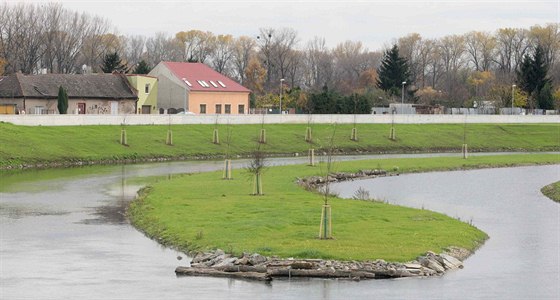 V Olomouci byly oficiáln dokoneny práce na protipovodové ochran jihu msta....