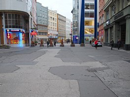 Stavem ulice 28. jna u Masarykova nmst se Ostrava pynit rozhodn neme....