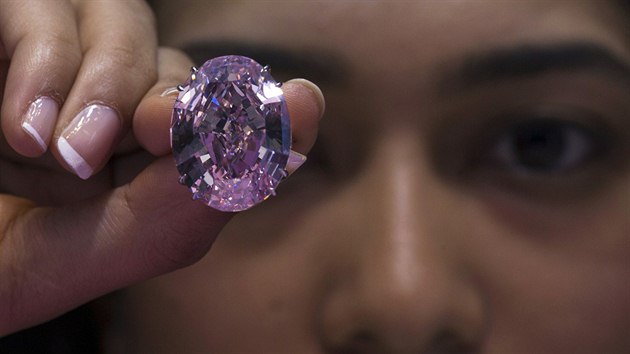 Aukn s Sotheby's vydraila diamant Pink Star za 68 milion vcarskch frank