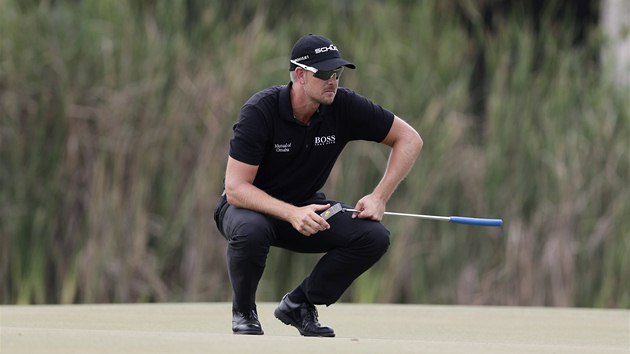 Henrik Stenson ve finlovm turnaji evropsk PGA Tour. 