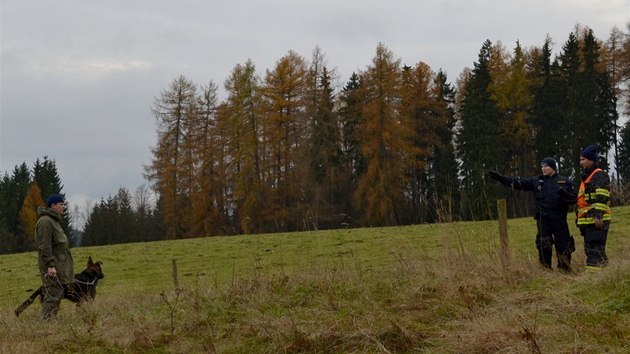 Ptrai ve tvrtek do setmn prohledali oblast o rozloze piblin 4 km2 v kopcovitm ternu pod osadou Loun nedaleko Jindichovic.