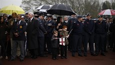 Poheb britského veterána Harolda Percivala v anglickém msteku Lytham St....