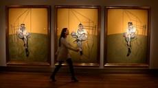 Triptych malíře Francise Bacona Three Studies of Lucian Freud (Tři studie... Triptych malíře Francise Bacona Three Studies of Lucian Freud (Tři studie...