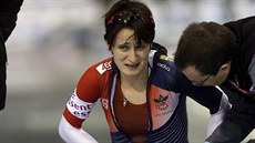 Výraz ve tváři Martiny Sáblíkové nevěstí nic dobrého. Závod na 1500 metrů... Výraz ve tváři Martiny Sáblíkové nevěstí nic dobrého. Závod na 1500 metrů...