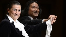 Italská mezzosopranistka Cecilia Bartoliová vystoupila 12. listopadu v Praze.