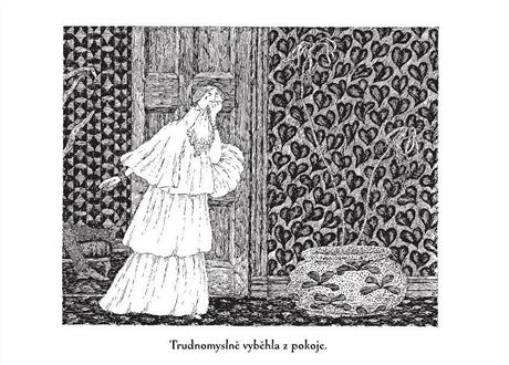 Edward Gorey: Velkolepé krvácení z nosu (z knihy erstv deflorovaná dívka a