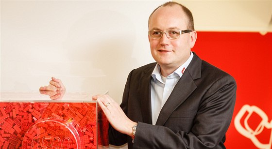 Generální editel kladenské továrny LEGO Carsten Rasmussen (18. listopadu 2013)