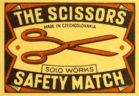 eskoslovenské sirky z fabriky Solo Suice