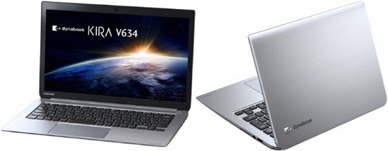 Ultrabook Dynabook Kira V634 má mít výdr 22 hodin.