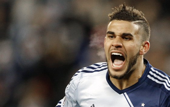 Dom Dwyer z Kansas City se raduje ze svého gólu proti Houstonu.