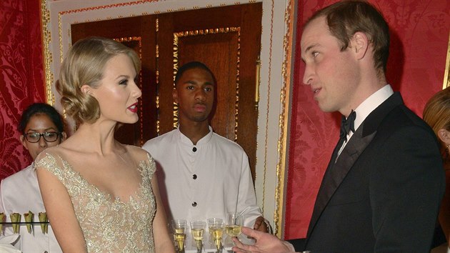Taylor Swiftov shledala prince Williama velice zbavnm.