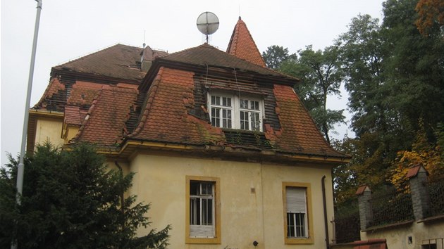 Storchova vila v Bartoov ulici na prask Zbraslavi.