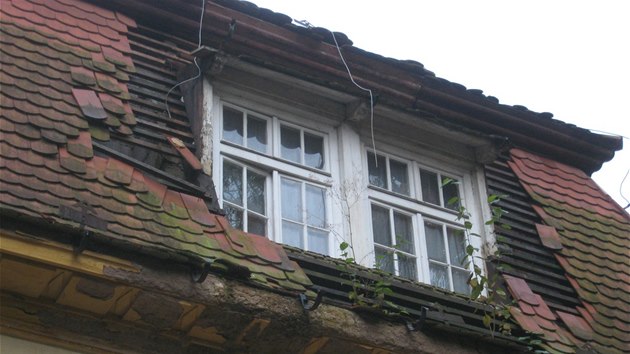 Storchova vila v Bartoov ulici na prask Zbraslavi.