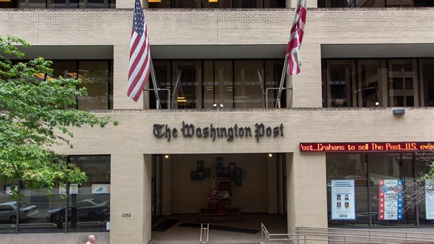 Sdlo denku The Washington Post ve Washingtonu nedaleko Blho domu