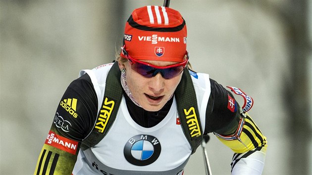 Slovensk biatlonistka Anastasija Kuzminov m pro druh msto v zvod SP v stersundu.