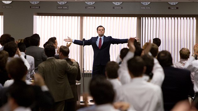 Leonardo DiCaprio ve filmu Vlk z Wall Street