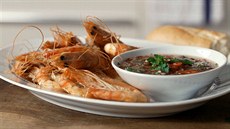 krevety s chilli omáčkou krevety s chilli omáčkou