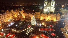 Vánoční trhy na Staroměstském náměstí v Praze Vánoční trhy na Staroměstském náměstí v Praze