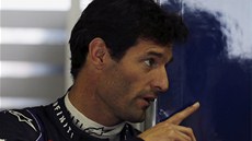 PÍTÍ ROK M U NEUVIDÍTE. Mark Webber naposledy v boxech Red Bullu. Po Velké