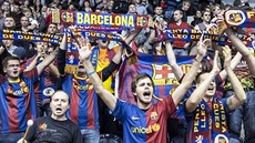 Fanoušci futsalistů Barcelony. Fanoušci futsalistů Barcelony.